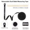 9f6a31286ff7138ba9f7657f459e284a.jpg Retractable Soft Tape Measure - Double-Sided 60in/150cm - Black